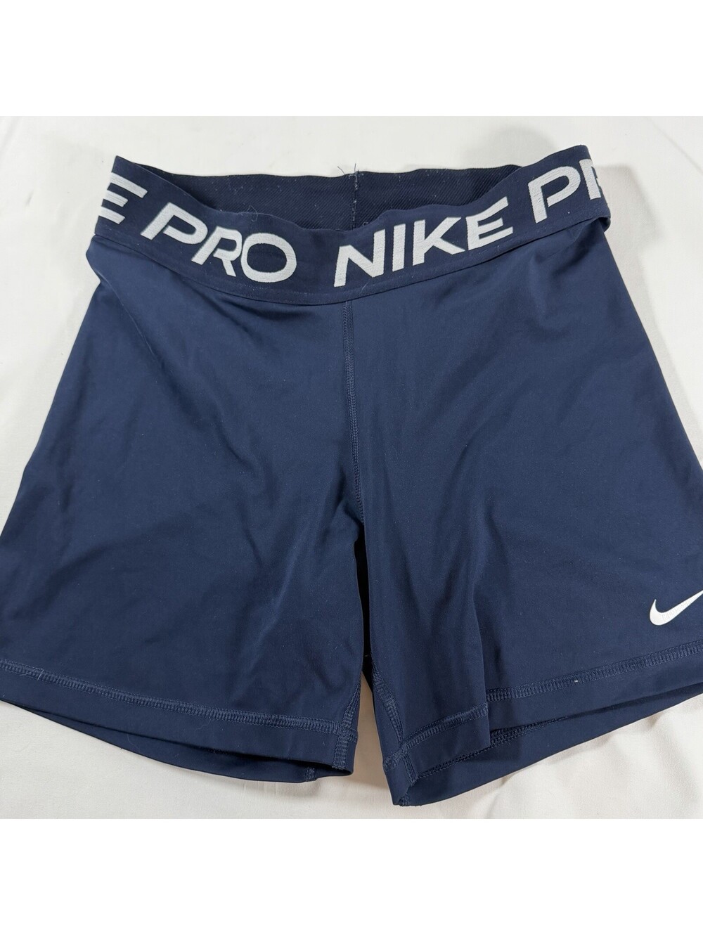 Nike Pro Navy Blue Compression Shorts Men's Size 26” Waist